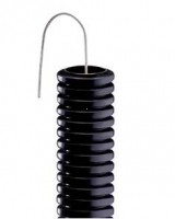 Tub copex flexibil Negru cu sonda 16mm Gewiss
